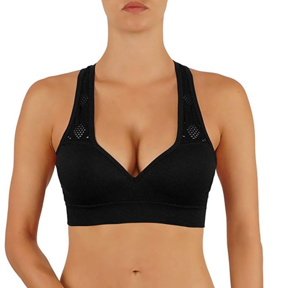 Push Up Bra Women's Yoga Crop Top Sports